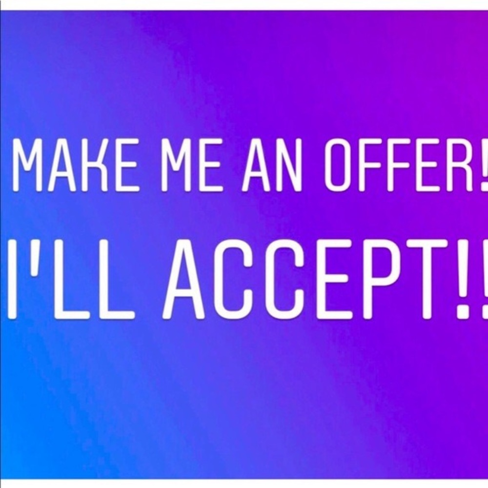 ALL OFFERS EXCEPTED 🎉🎉